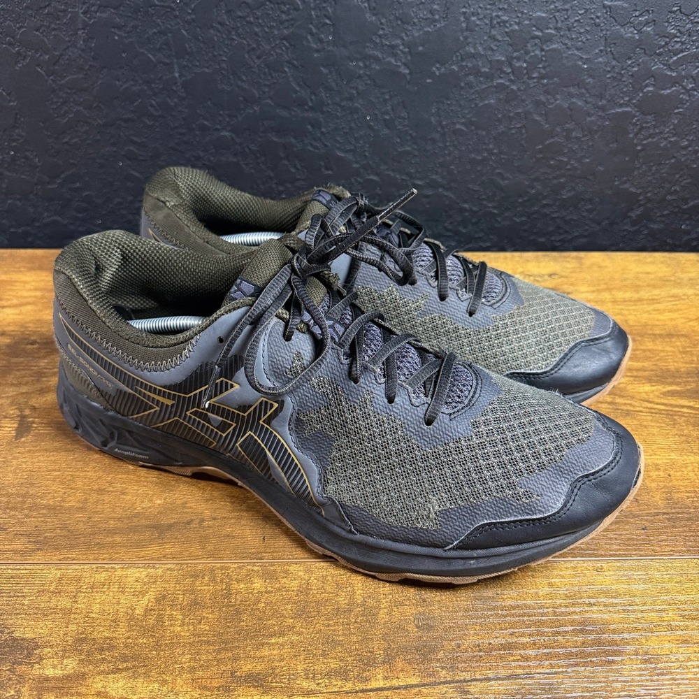 ASICS GEL-Sonoma 4 1011A177 Green Black Trail Running Shoes Mens 13